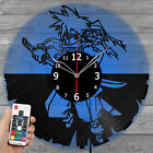 Horloge vinyle DEL chrono déclencheur lumière vinyle disque horloge murale décoration maison 6192