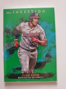 2021 Topps Inception Juan Soto Green Parallel ! #93 - Picture 1 of 2