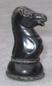 Single Chess Piece Staunton Black Knight Weighted Composite Material