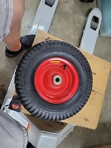 2Pcs Utility Tire And Rim 16x6.50-8 Riding Lawn Mower Rim &Tire.Fits 3/4 Axle - Picture 1 of 5