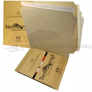 More details for 200 x book wrap c5 amazon style 406x302x(0-70mm) postal boxes posting packaging