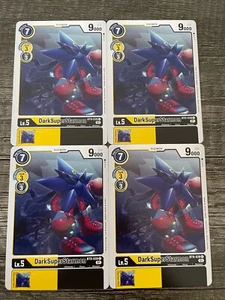 DarkSuperStarmon BT9-039 C x4 Playset Digimon TCG X Record - Picture 1 of 1