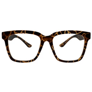 Oversize Glasses Big Eye-wear Frame TR90 Non Prescription Eyeglasses - Picture 1 of 26