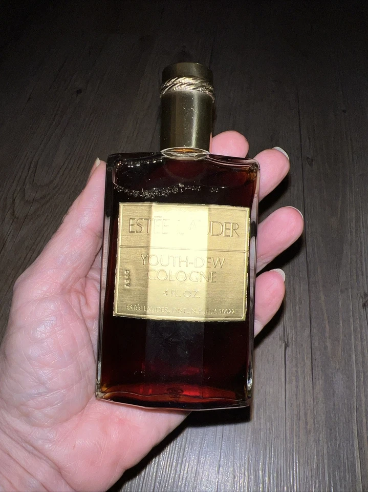 Botella Salpicadura Colonia Vintage Estee Lauder Original Youth-Dew 4 OZ Perfume Raro Foto 1 de 3