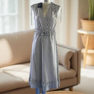 Robert Rodriguez gestreiftes ärmelloses Sommerkleid - neu mit Etikett - Größe Small - Bild 1 von 6