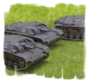 Painted! German StuG (Early) Platoon (3 vehicles) 15mm WW2 - World War II FOW - Imagen 1 de 2