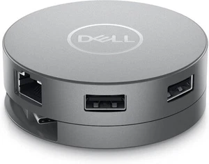 Adaptador multipuerto USB-C para estación de acoplamiento Displayport gris 4K 7 en 1 - Dell DA310 - Imagen 1 de 6