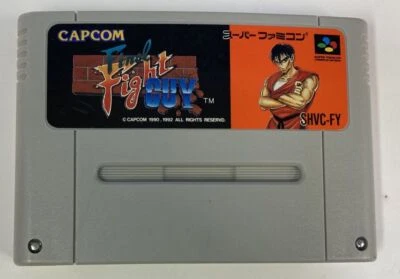 Nintendo Super Famicom SFC Final Fight Guy Japan Version Cartridge Only 1986 SP - Image 1 of 2