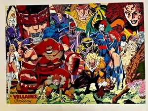 X-MEN VILLAINS Giclee on Canvas - SIGNED by JIM LEE - Picture 1 of 2