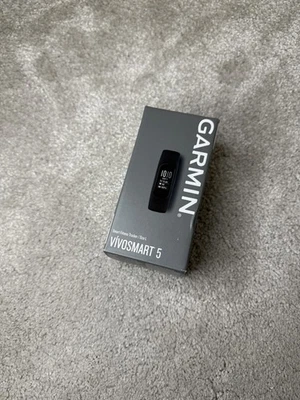 Garmin Vivosmart 5 Smart Health & Fitness Activity Tracker Black Large - New ✅ - Image 1 of 3