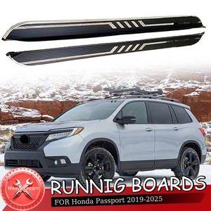 2PCS Fixed Running Boards Fits for Honda Passport 2019-2025 Side Steps Nerf bar - Picture 1 of 9