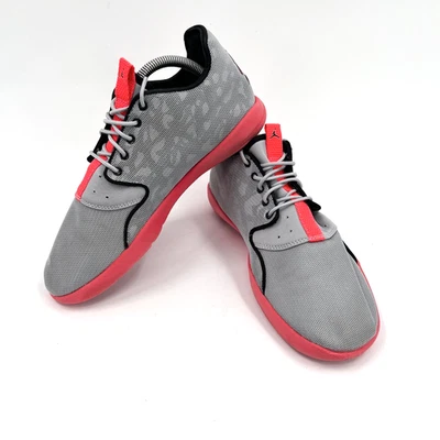 Zapatos de baloncesto AIR JORDAN para hombre talla 8 Eclipse Wolf gris/negro/infrarrojo de caña media Foto 1 de 4