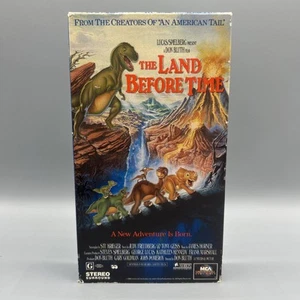 The Land Before Time (VHS, 1988) Kids Cartoon Animated Movie Free Shipping - Picture 1 of 3