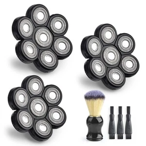 7D Blades Shaver Replacement Heads, Head Shavers for Bald Men Replacement Bla... - Picture 1 of 8