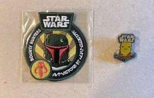 FUNKO PATCH - ESCLUSIVA STAR WARS SMUGGLER'S BOUNTY e spilla Star Wars - BOSSK - Foto 1 di 3