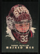 2008-09 Between The Pipes Masked Men Gold #MM10 Thomas McCollum *#/10