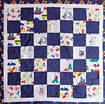 * Sweet Baby лоскутное одеяло хлопок и хлопковая фланель 34 «X 34» - Изображение 1 из 4