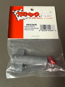 Traxxas Antenna Dado Crimpante Alluminio Rosso #5526R per Revo Stampede Tmaxx - Foto 1 di 1