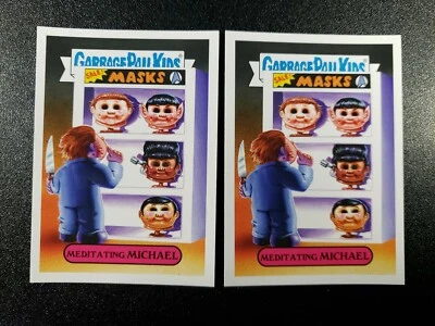 Star Trek Halloween Masks Kirk Spock Uhura Sulu Spoof Card Set Garbage Pail Kids - Image 1 of 2