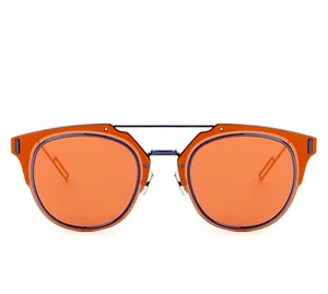 Dior Composit 1.0 Mirrored Sunglasses in Orange  - Picture 1 of 4