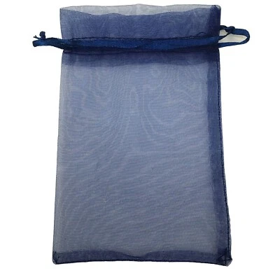 Bolsas con cordón de organza Sosam 100 piezas 6x9 pulgadas joyería fiesta boda favorito... Foto 1 de 4