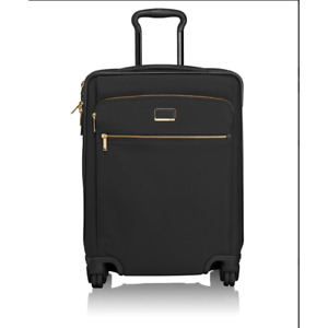 Tumi Gold & Black Larkin Alex Continental Exp. 4 Wheel Carry On Suitcase 