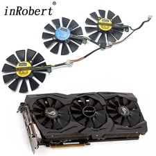 Cooler Fan For ASUS Strix GTX 980Ti GTX 1060 1080 1070 RX 480 580 VEGA64 VEGA56