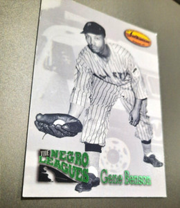 GENE BENSON-GREEN FOIL NEGRO LEAGUE-1993 TED WILLIAMS COLLECTION⚾️ BASEBALL CARD