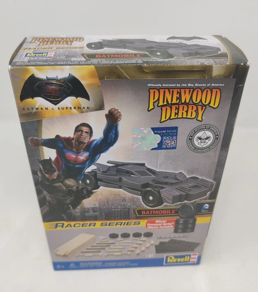 Revell Batman V Superman Batmobile Pinewood Derby Racer Series