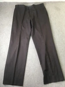Calvin Klein Pants Mens Brown 36 Wool Comfort Dress Pants 36X31 Pockets #2664 - Picture 1 of 10