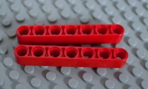 LEGO 3 x Technik Liftarm dick rot Red Technic Liftarm 1x 09 Thick 32278 - Picture 1 of 1