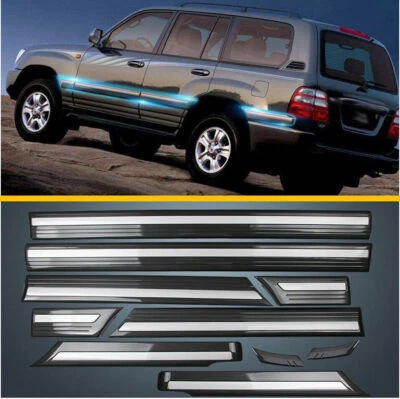 Черная отделочная молдинговая лента для двери Toyota Land Cruiser LC100 1998–2007 годов выпуска - Изображение 1 из 4