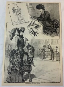 Incisione rivista 1886 ~ SCENE PASQUALI E TEMI PASQUALI - Foto 1 di 1