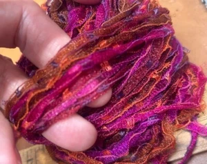 ribbon embroidery sheer trim 1/4" 10yds USA CLOSEOUT SALE - Picture 1 of 3