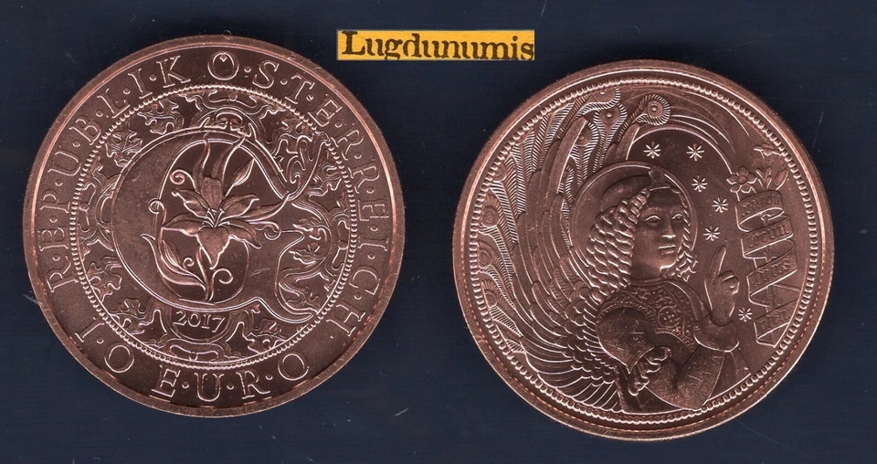 Autriche 10 Euro 2017 Anges Messages du ciel II Ange Gabriel - Photo 1/1