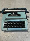 B64 ♻ Smith Corona Coronet XL Blue Electric 6E Typewriter Tested Works Case ♻