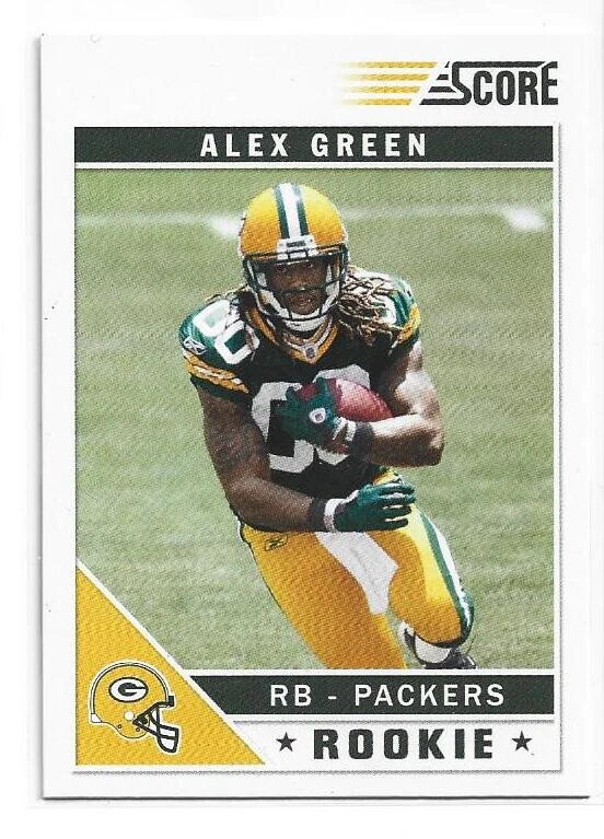 2011 Panini Score Rookie Card Alex Green #307 PACKERS - Image 1 of 1