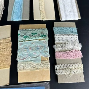 Vintage Lace Trim Lot 1940s 1950s 60s 70s 80s Sewing Fashion Embroidered Retro - Picture 1 of 11