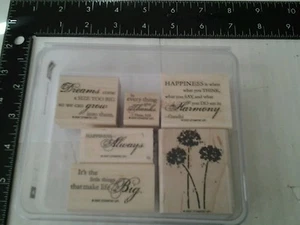 Stampin Up HAPPY HARMONY Gummistempelset NEU Rentner Glück Traumsätze - Bild 1 von 3