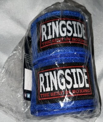 RINGSIDE Mexican Handwrap Style Boxing HandWrap Wraps 180" Blue NEW SEALED - Image 1 of 4