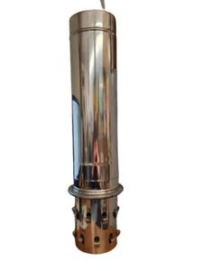Schornsteinkopf-Verlängerung Kaminerhöhung einwandig Ø 180 Edelstahl Länge 500mm - Bild 1 von 1