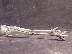 Sterling Durgin  MADAME ROYALE SUGAR TONGS  5" No Mono - Picture 1 of 3