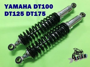 Fit YAMAHA DT100 DT125 DT175 REAR SHOCK ABSORBER "BLACK SPRING" 320mm.[as1375] - Picture 1 of 5
