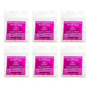 JMU Orthodontic Elastics Latex Free Dental Rubber Bands Intraoral Elastic Bands - Picture 1 of 38