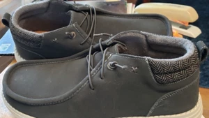 ZAPATOS HASTA EL TOBILLO NEGROS HOMBRE TALLA 12 MARCAS BRUNO NUEVOS SIN CAJA - Imagen 1 de 7
