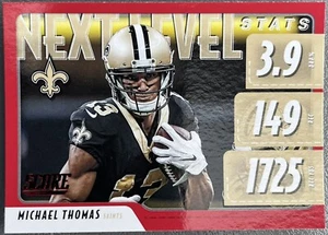 2020 Panini Score Next Level Stats Insert Red Parallel #NLS-MT Michael Thomas - Picture 1 of 2
