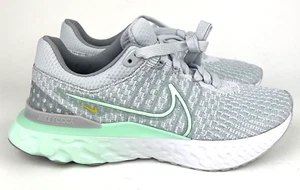 Nike React Infinity Run Flyknit 3 sneakers grigio come nuove donna taglia 6,5 nuove con scatola - Foto 1 di 12