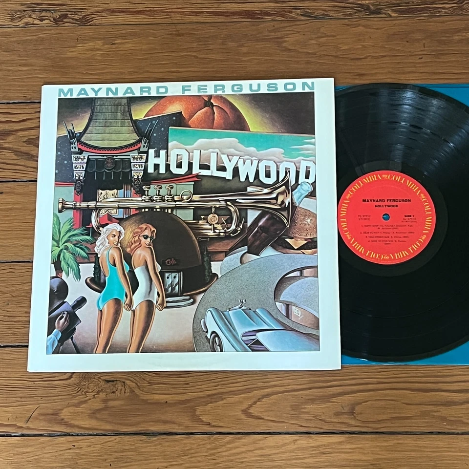 Maynard Ferguson Hollywood LP NM/EX Columbia 1982 Promo Spin Cleaned (Vinyl) - Image 1 of 1