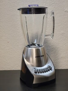 Black & Decker BL2100S 6 Cup Blender Glass 48 Oz Pitcher Silver 1.5 L Mixer - Picture 1 of 13