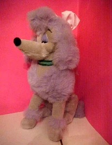 Georgette 🐩Un peluche 🐩púrpura 🐩poodle 🐩dog Disney Oliver & Company - Imagen 1 de 8